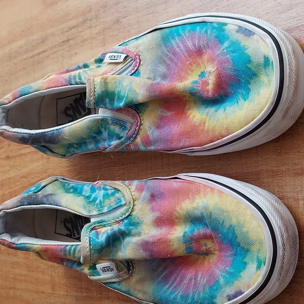 Vans Tie Dye Slip Ons